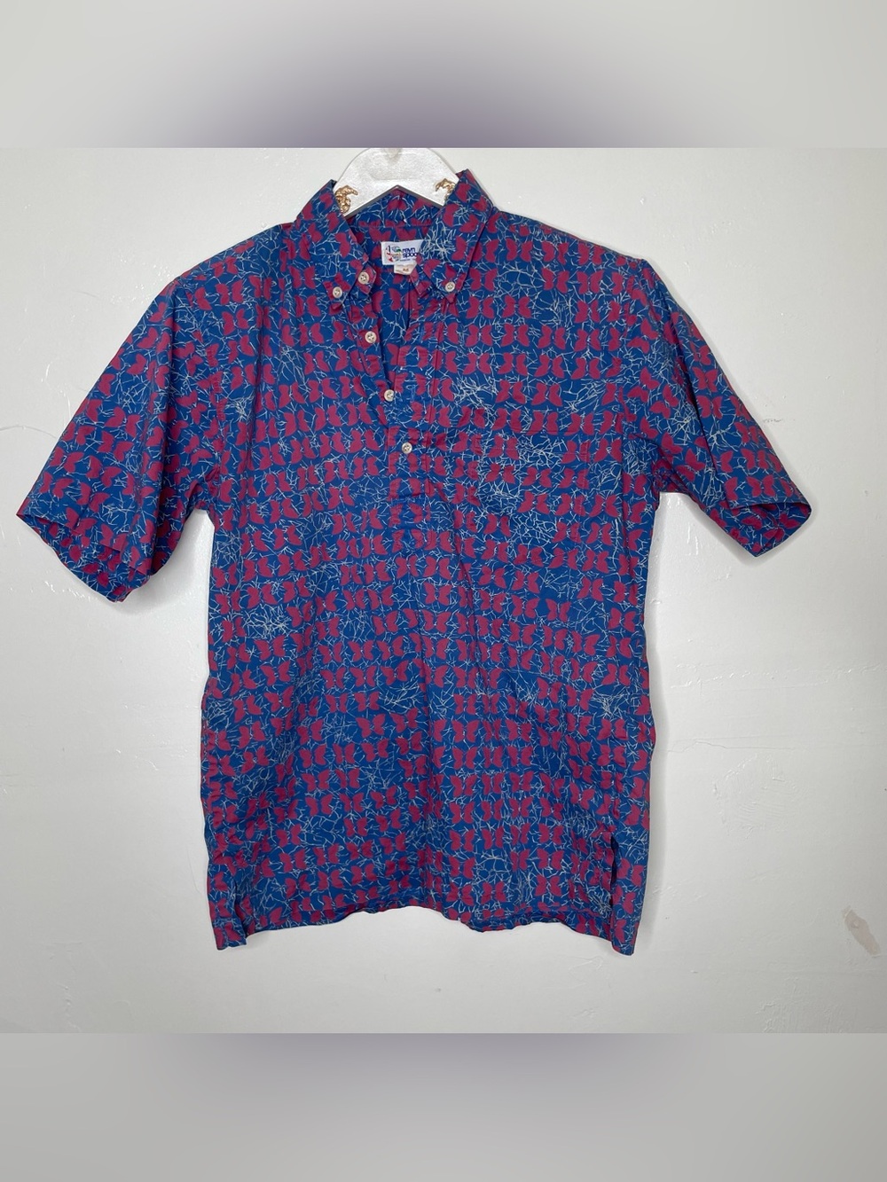 VINTAGE TROPICAL HAWAIIAN VACATION BUTTON DOWN SHIRT SZ M